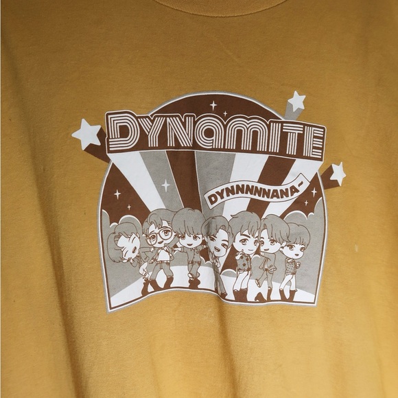 BTS TinyTan “Dynamite” Hot Topic Long Sleeve Tee - Picture 2 of 6